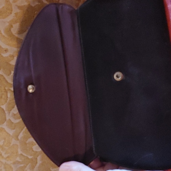 Vintage Paragon envelope clutch Brown faux suede - Picture 5 of 11